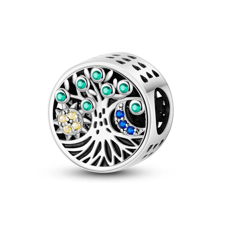 2025 Premium 925 Sterling Silver Charms Beads for Original Pendants and Bracelets - Dangle DIY Jewelry Gift