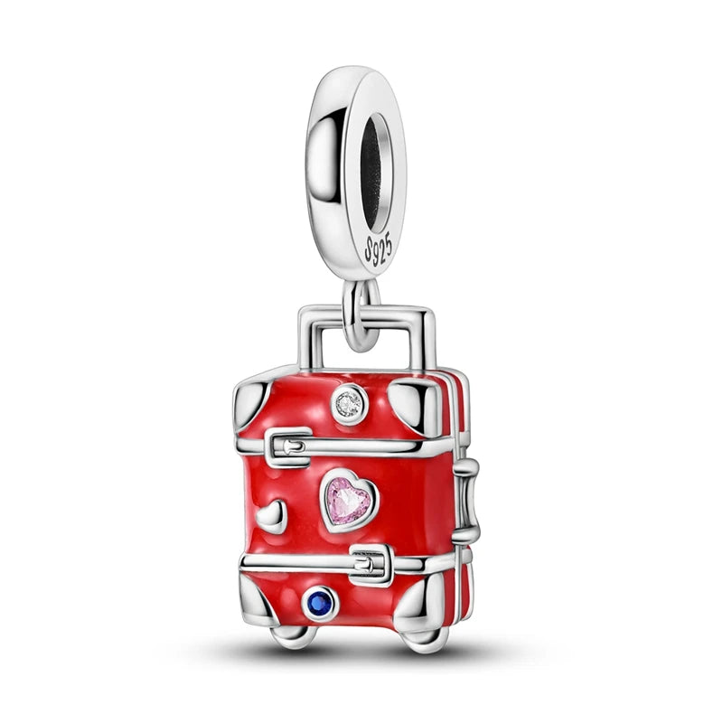 2025 Premium 925 Sterling Silver Charms Beads for Original Pendants and Bracelets - Dangle DIY Jewelry Gift