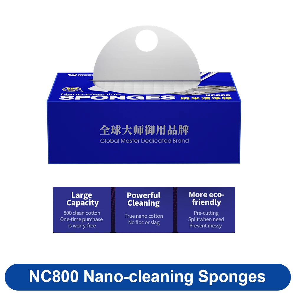 Professional Nano-Cleaning Sponges for Electronic Devices, Keyboards, PCBs, Motherboards, and Precision Components