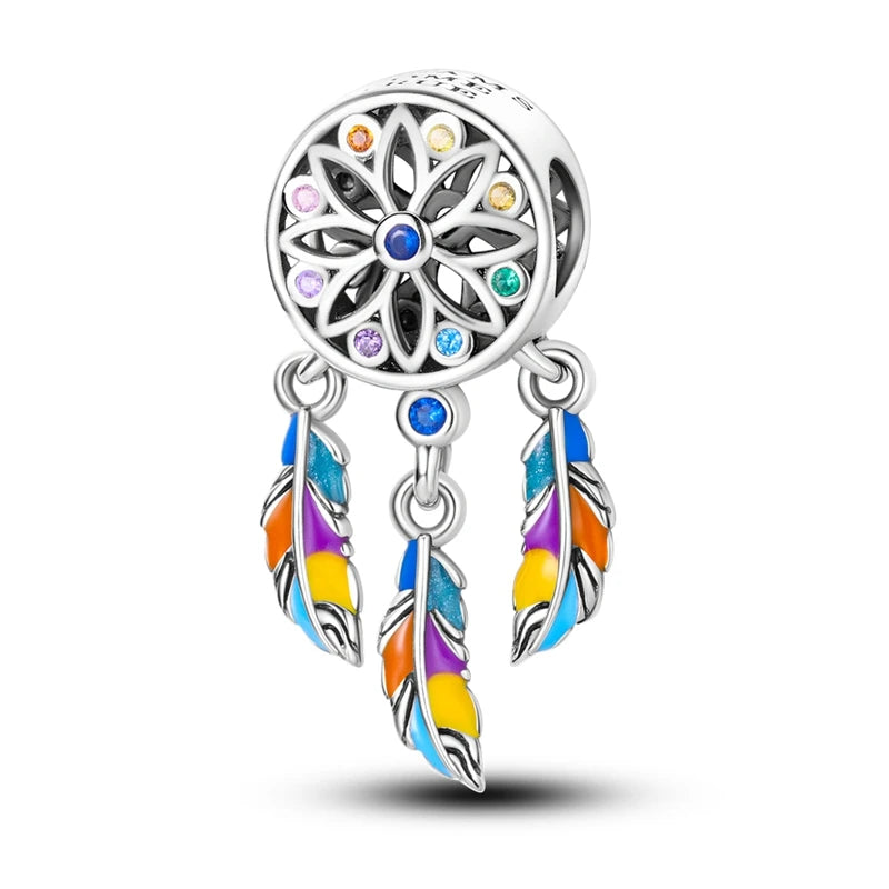 2025 Premium 925 Sterling Silver Charms Beads for Original Pendants and Bracelets - Dangle DIY Jewelry Gift