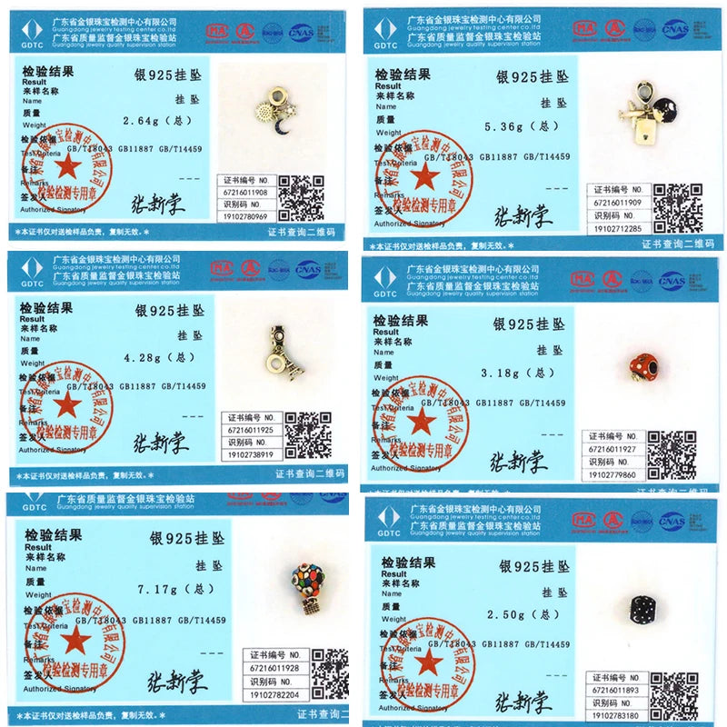 2025 Premium 925 Sterling Silver Charms Beads for Original Pendants and Bracelets - Dangle DIY Jewelry Gift