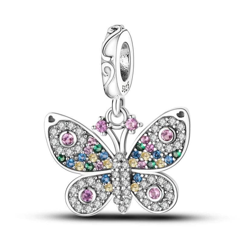 2025 Premium 925 Sterling Silver Charms Beads for Original Pendants and Bracelets - Dangle DIY Jewelry Gift
