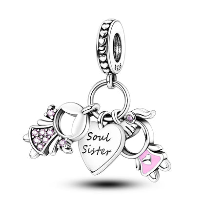 2025 Premium 925 Sterling Silver Charms Beads for Original Pendants and Bracelets - Dangle DIY Jewelry Gift