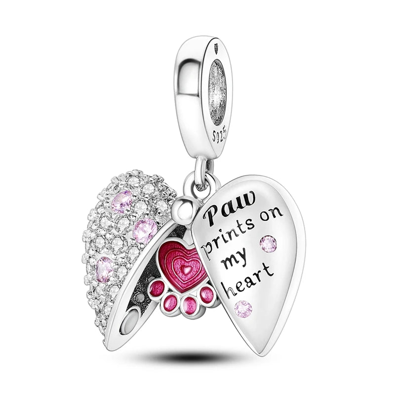 2025 Premium 925 Sterling Silver Charms Beads for Original Pendants and Bracelets - Dangle DIY Jewelry Gift