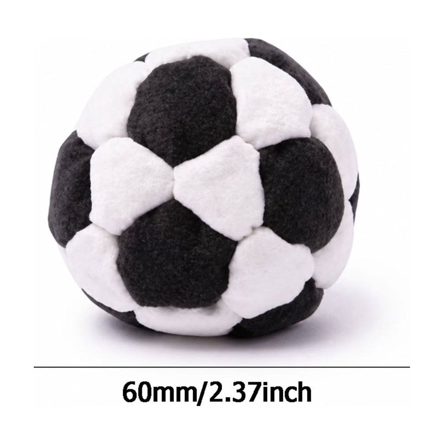 Hitchhiker 42-Panel Sand Filled Footbag, Soft Durable Handmade Footbag Hacky Sack, Purified Sand Filled Kick Sack for Kidteens Adults, Indoor Outdoor Footbag Game Relief Fidget Tool, Mid-Weight