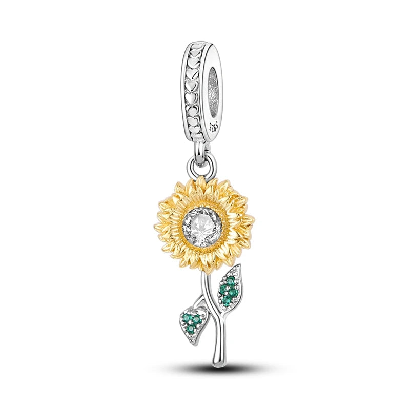 2025 Premium 925 Sterling Silver Charms Beads for Original Pendants and Bracelets - Dangle DIY Jewelry Gift
