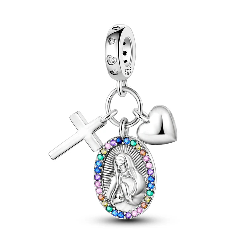 2025 Premium 925 Sterling Silver Charms Beads for Original Pendants and Bracelets - Dangle DIY Jewelry Gift
