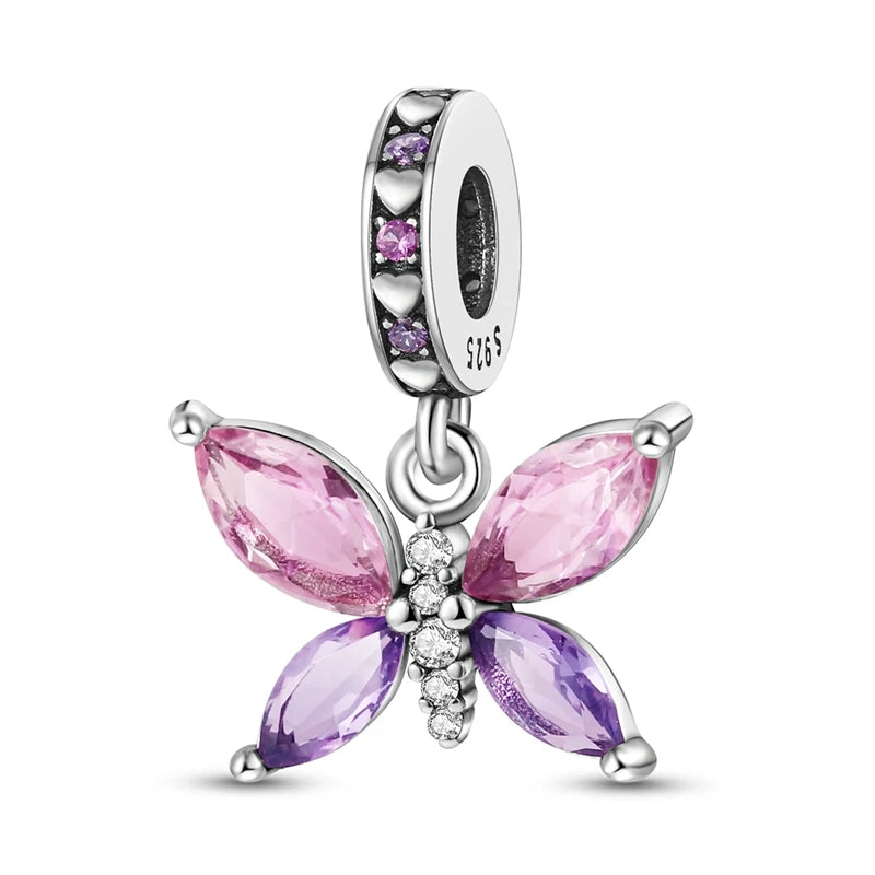 2025 Premium 925 Sterling Silver Charms Beads for Original Pendants and Bracelets - Dangle DIY Jewelry Gift