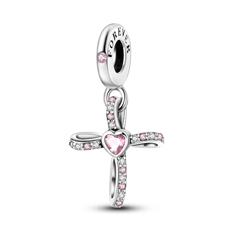 2025 Premium 925 Sterling Silver Charms Beads for Original Pendants and Bracelets - Dangle DIY Jewelry Gift