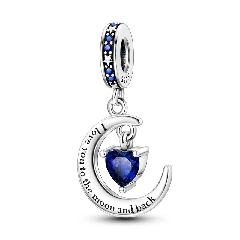 2025 Premium 925 Sterling Silver Charms Beads for Original Pendants and Bracelets - Dangle DIY Jewelry Gift