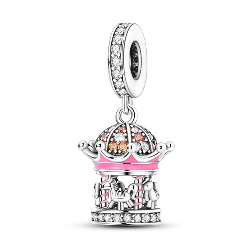 2025 Premium 925 Sterling Silver Charms Beads for Original Pendants and Bracelets - Dangle DIY Jewelry Gift