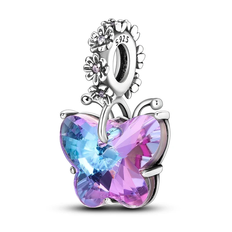 2025 Premium 925 Sterling Silver Charms Beads for Original Pendants and Bracelets - Dangle DIY Jewelry Gift