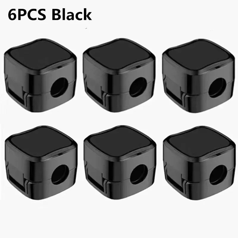 Magnetic Cable Clips Set for Under-Desk Organization - Adjustable Cord Management Holders (3-12 Pcs)
