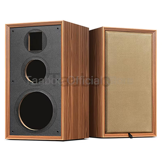 8-Inch Three-Way Labyrinth Speaker Enclosure for Bookshelf and Home Audio DIY Hi-Fi Wooden Handmade Passive Speaker
