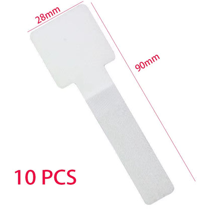 Reusable Adjustable Cable Organizer Straps with Self-Adhesive Fastening for Desk Management