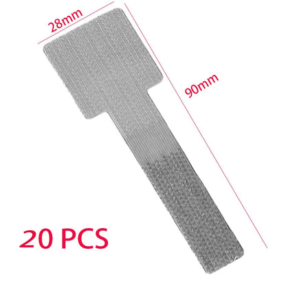 Reusable Adjustable Cable Organizer Straps with Self-Adhesive Fastening for Desk Management