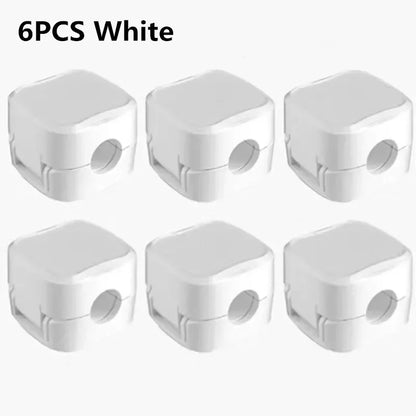 Magnetic Cable Clips Set for Under-Desk Organization - Adjustable Cord Management Holders (3-12 Pcs)
