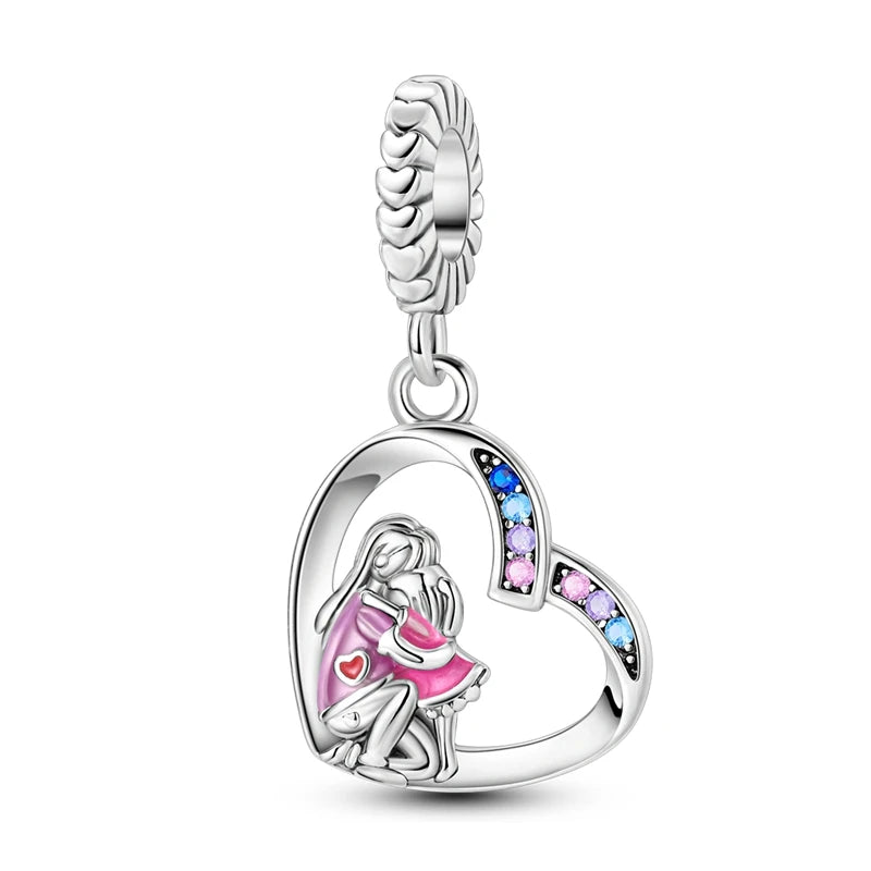2025 Premium 925 Sterling Silver Charms Beads for Original Pendants and Bracelets - Dangle DIY Jewelry Gift