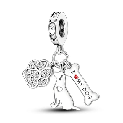 2025 Premium 925 Sterling Silver Charms Beads for Original Pendants and Bracelets - Dangle DIY Jewelry Gift